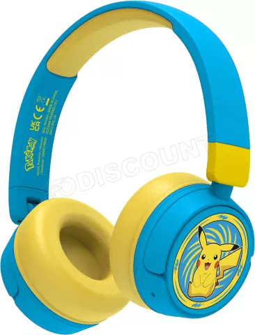 Photo de Casque sans fil pour enfant OTL Pokémon Pikachu (Bleu/Jaune)