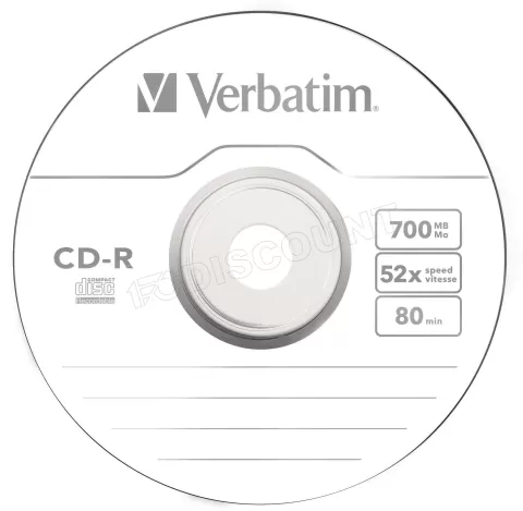 Photo de CD-R en boitier imprimable Verbatim - 700Mo