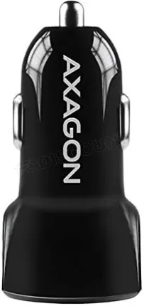 Photo de Chargeur Allume Cigare Axagon PWC-QC5 2x USB-A 30W (Noir)