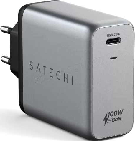 Photo de Chargeur Satechi USB-C pour ordinateur portable 100W (Gris)