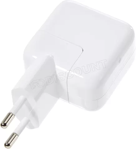 Photo de Chargeur secteur Apple 1 port USB-A 12W (Blanc)