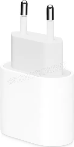 Photo de Chargeur secteur Apple 1 port USB-C 20W (Blanc)