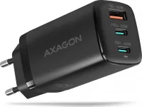 Photo de Chargeur secteur Axagon ACU-DPQ65W 1x USB-A + 2x USB-C 65W (Noir)