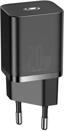 Photo de Chargeur secteur Baseus Super Si 1 port USB-C 20W (Noir)