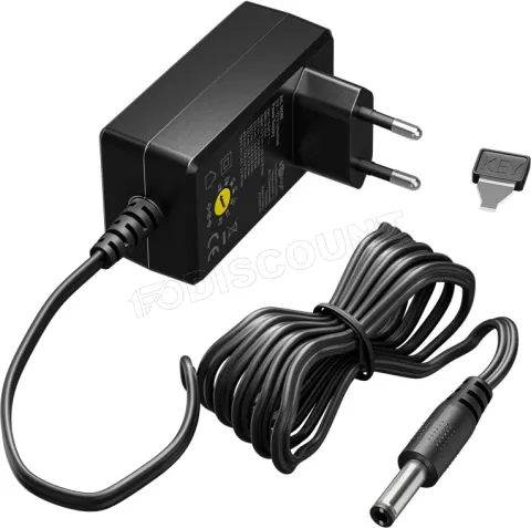 Photo de Chargeur secteur Goobay à tension variable (3-12V) 12W - 11 embouts