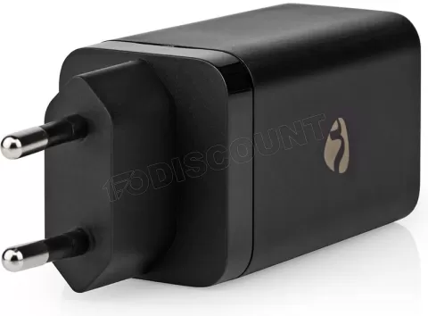 Photo de Chargeur secteur Nedis 1 port USB-A + 2 ports USB-C 65W (Noir)