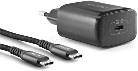 Photo de Chargeur secteur NGS Bud 1x USB-C 45W (Noir)