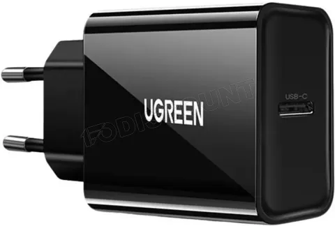 Photo de Chargeur secteur Ugreen USB-C 20W (Noir)