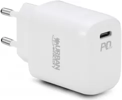 Photo de Chargeur secteur Urban Factory Powee USB QC3.0 20W (Blanc)