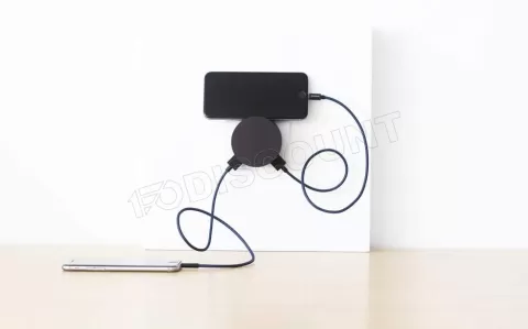 Photo de Chargeur secteur USBePower Mini Aero 2 ports USB (Noir)