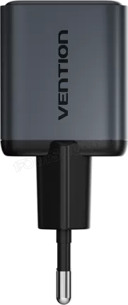 Photo de Chargeur secteur Vention USB-C 20W (Noir)