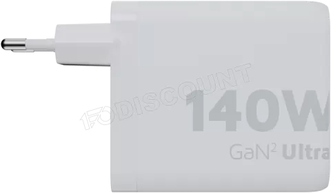 Photo de Chargeur secteur Xtorm Gan2 Ultra  1x port USB-A + 3x ports USB-C 140W (Blanc)