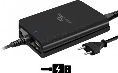 Photo de Chargeur universel Advance PowerUp compatible Lenovo 90W - 4 embouts