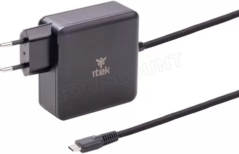 Photo de Chargeur universel Itek GaN USB-C pour ordinateur portable 100W