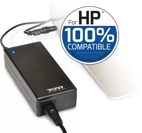 Photo de Chargeur universel Port Designs compatible HP 90W - 5 embouts