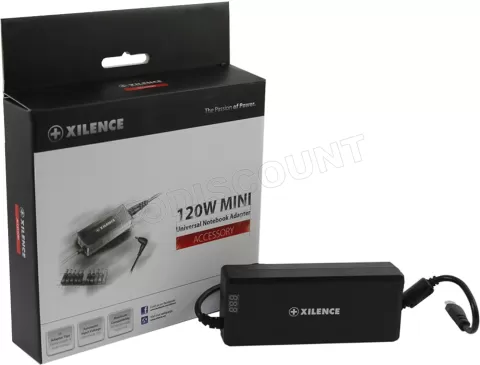 Photo de Chargeur universel Xilence SPS-XP-LP120 pour ordinateur portable 120W max (11 Embouts)