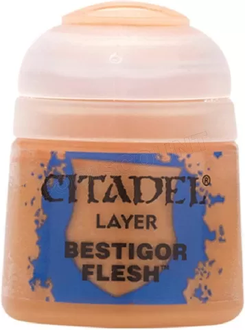 Photo de Citadel Pot de Peinture - Layer Bestigor Flesh (12ml)