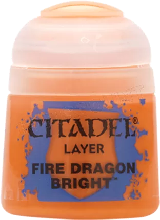 Photo de Citadel Pot de Peinture - Layer Fire Dragon Bright (12ml)