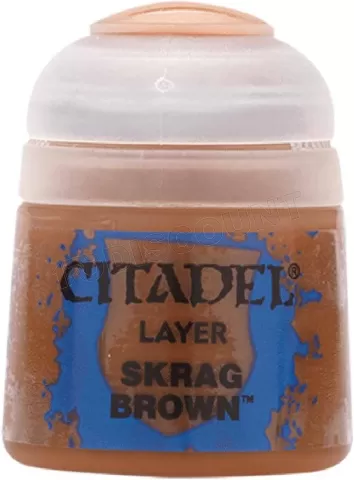 Photo de Citadel Pot de Peinture - Layer Skrag Brown (12ml)