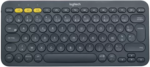 Photo de Clavier Bluetooth Logitech K380 (Noir)