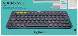 Photo de Clavier Bluetooth Logitech K380 (Noir)