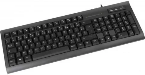 Photo de Clavier Dacomex K460-U avec hub USB intégré (Noir)