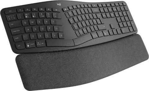 Photo de Clavier ergonomique sans fil Logitech K860 (Noir)