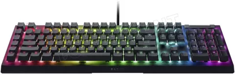 Photo de Clavier filaire Gamer mécanique (Razer Green) Razer BlackWidow V4 X RGB (Noir)