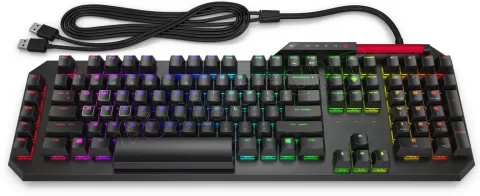 Photo de Clavier filaire HP Omen Sequencer RGB (Noir)