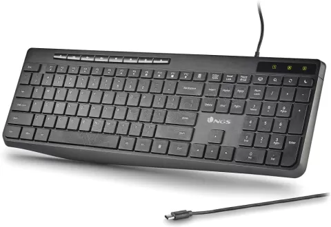 Photo de Clavier filaire NGS SpellBound (Noir)