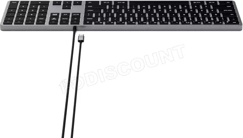 Photo de Clavier filaire Satechi Slim W3 (Gris)