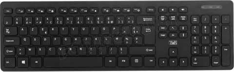 Photo de Clavier filaire T'nB avec hub (Noir)