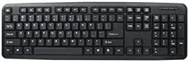 Photo de Clavier Filaire Uptec USB (Noir)