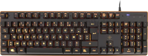 Photo de Clavier Gamer Deltaco GAM-021 LED orange (Noir)