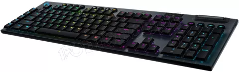 Photo de Clavier Gamer Logitech G915 Ligtsync Clicky RGB (Noir)