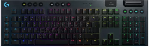 Photo de Clavier Gamer Logitech G915 Ligtsync Clicky RGB (Noir)