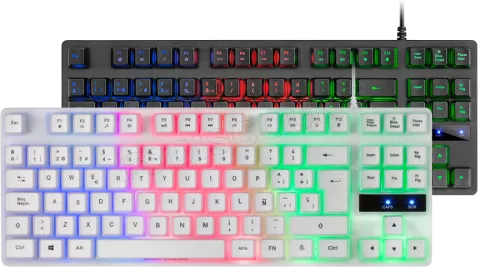 Photo de Clavier Gamer Mars Gaming MK02 TKL RGB (Blanc)