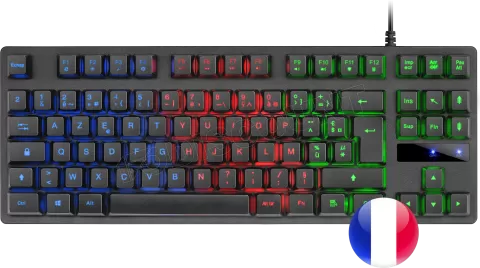 Photo de Clavier Gamer Mars Gaming MK02 TKL RGB (Noir)