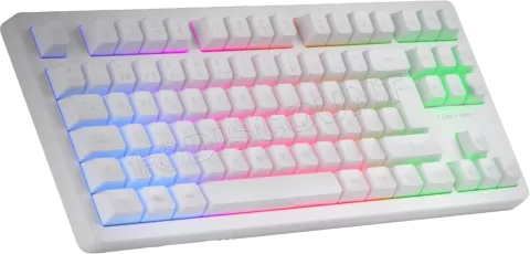 Photo de Clavier Gamer Mars Gaming MK023 RGB (Blanc)