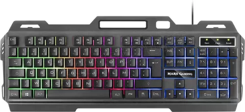 Photo de Clavier Gamer Mars Gaming MK120 RGB (Noir)