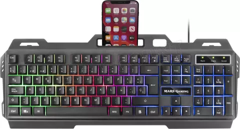 Photo de Clavier Gamer Mars Gaming MK120 RGB (Noir)