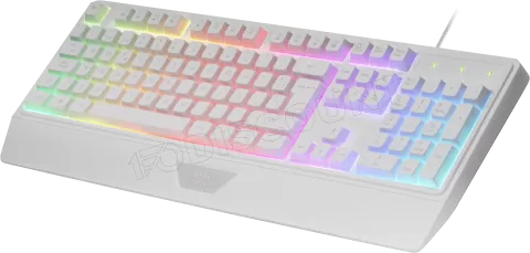 Photo de Clavier Gamer Mars Gaming MK124 RGB (Blanc)