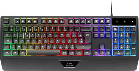 Photo de Clavier Gamer Mars Gaming MK124 RGB (Noir)