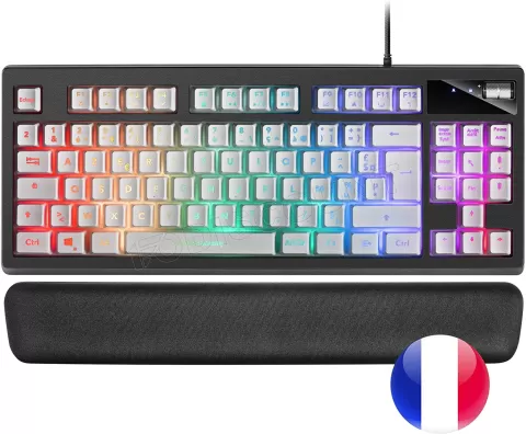 Photo de Clavier Gamer Mars Gaming MKAX RGB (Noir)