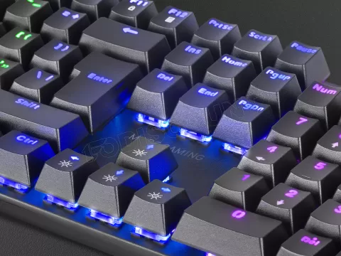 Photo de Clavier Gamer mécanique (Blue Switch) Mars Gaming MK422 RGB (Noir)