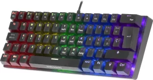 Photo de Clavier Gamer mécanique (Blue Switch) Mars Gaming MK60 RGB (Noir)