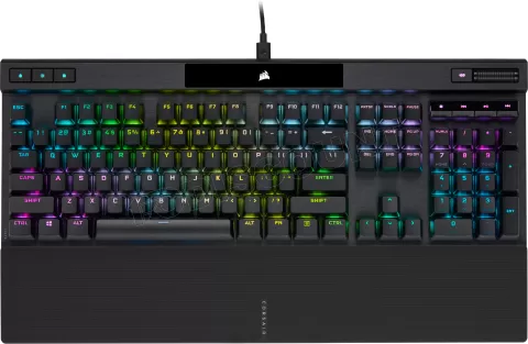 Photo de Clavier Gamer mécanique (Cherry Corsair OPX) Corsair K70 Pro RGB (Noir)