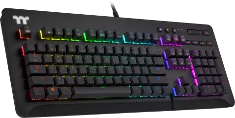 Photo de Clavier Gamer mécanique (Cherry MX Silver) Thermaltake Level 20 GT RGB (Noir)