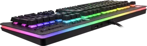 Photo de Clavier Gamer mécanique (Cherry MX Silver) Thermaltake Level 20 RGB (Gris)