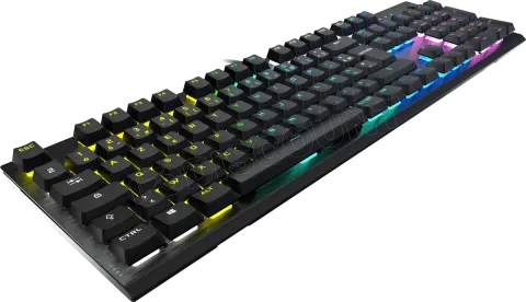 Photo de Clavier Gamer mécanique (Cherry MX Speed) Corsair K60 Pro Low Profile RGB (Noir)